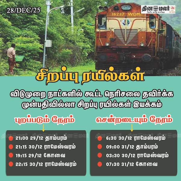 சிறப்பு ரயில்கள் 