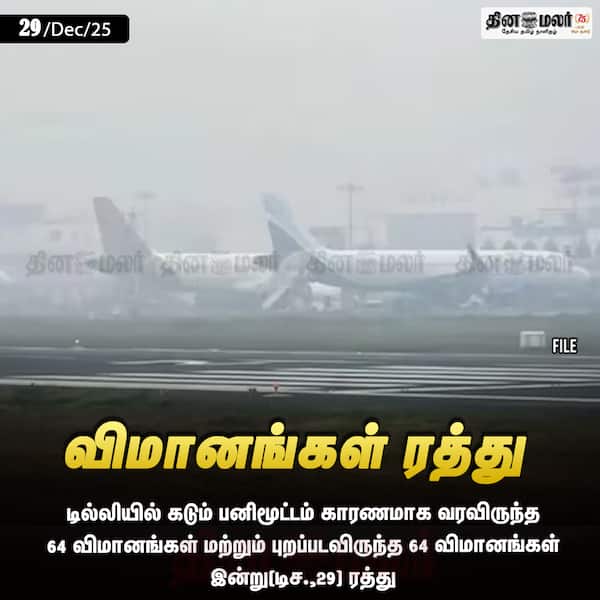 விமானங்கள் ரத்து 