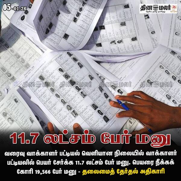 11.7 லட்சம் பேர் மனு 