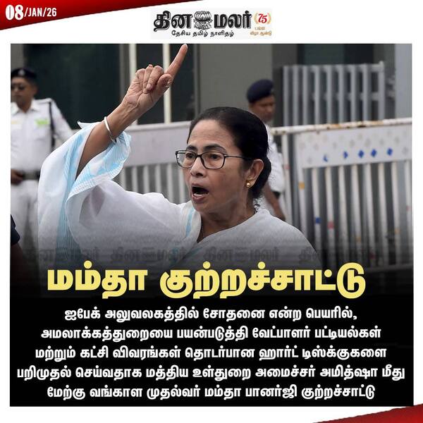 மம்தா குற்றச்சாட்டு 