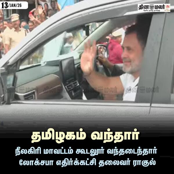 தமிழகம் வந்தார் ராகுல் 