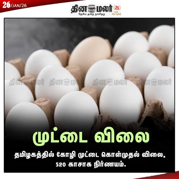  முட்டை விலை 