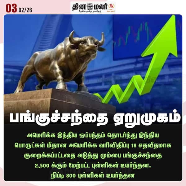 பங்குச்சந்தை ஏறுமுகம் 