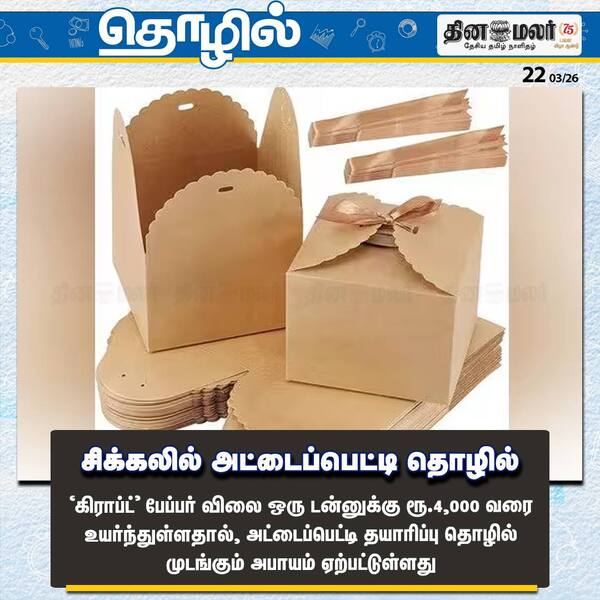 சிக்கலில் அட்டைப்பெட்டி தொழில் 