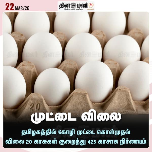 முட்டை விலை
