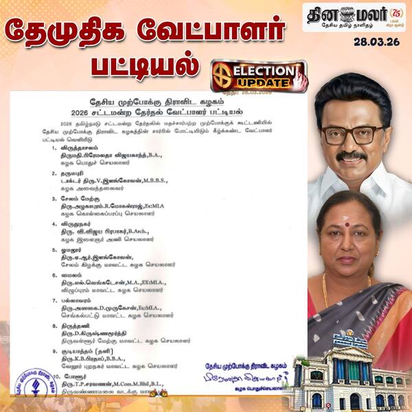 தேமுதிக வேட்பாளர் பட்டியல் 