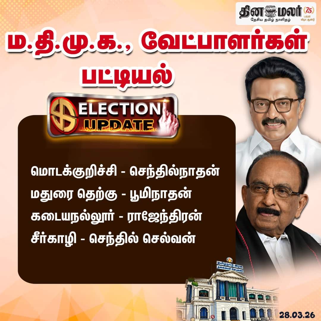 மதிமுக. வேட்பாளர்கள் 