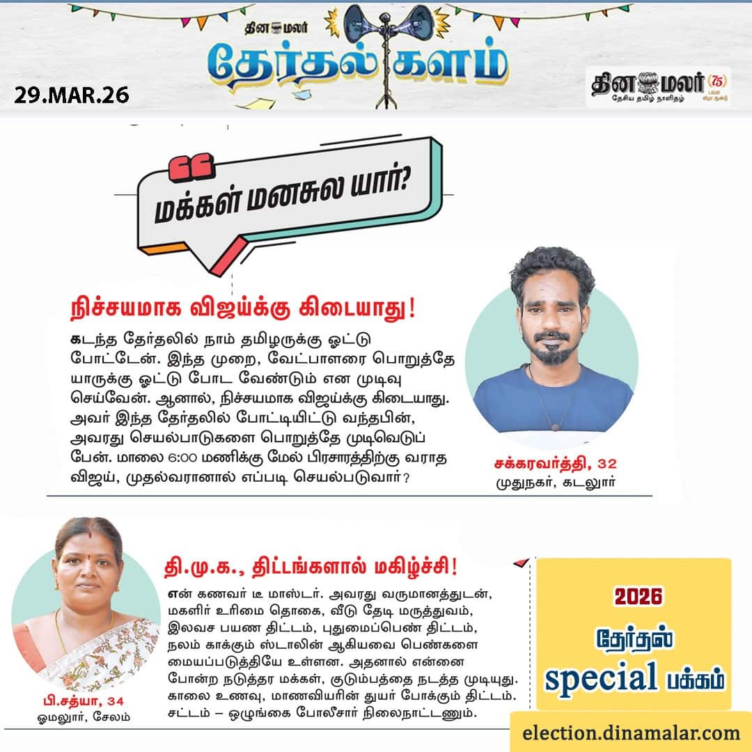 மக்கள் என்ன சொல்கிறார்கள் ? 