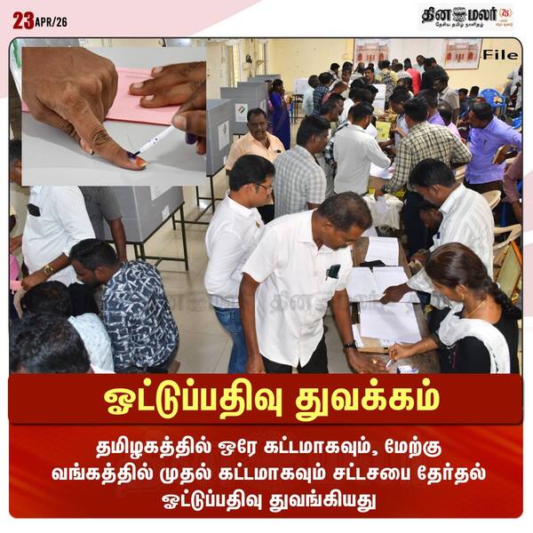 ஓட்டுப்பதிவுதுவக்கம் 