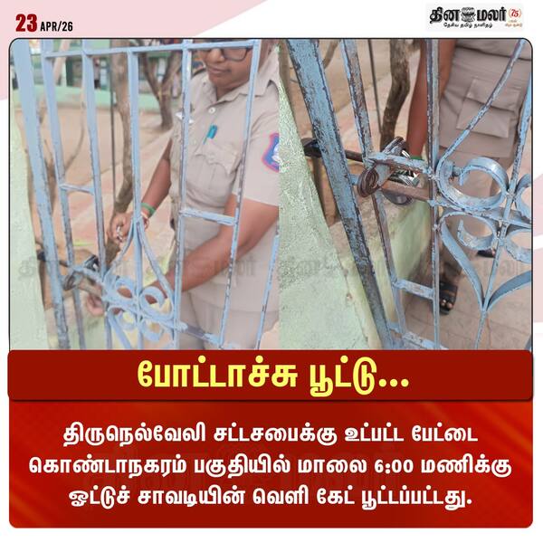 போட்டாச்சு பூட்டு... 