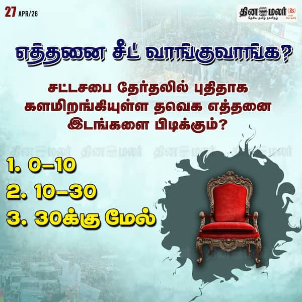 எத்தனை சீட் வாங்குவாங்க? 