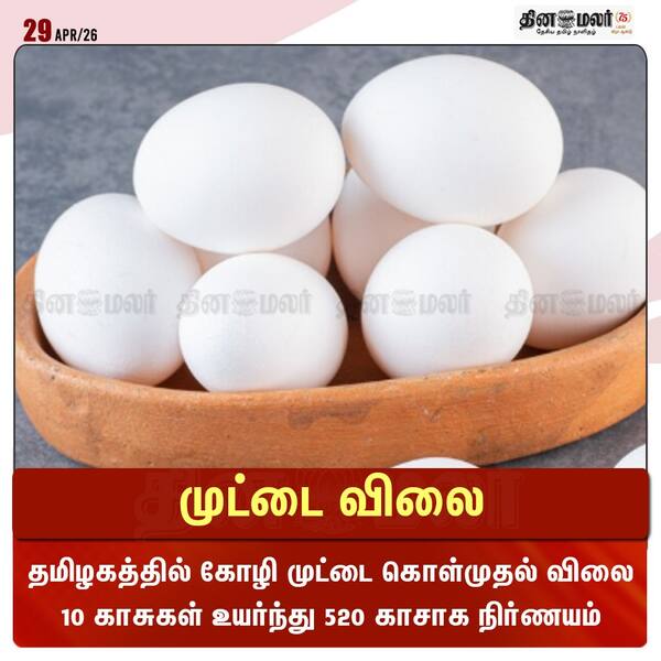 முட்டை விலை 