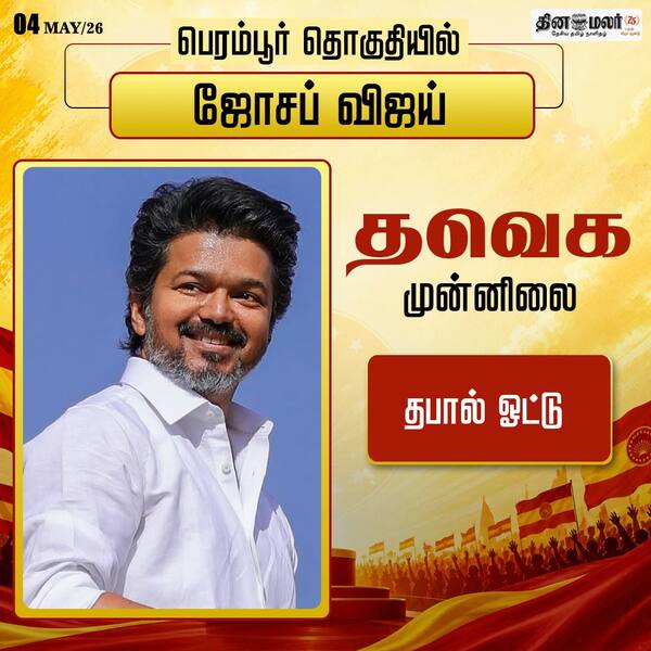 தபால் ஓட்டு முன்னிலை