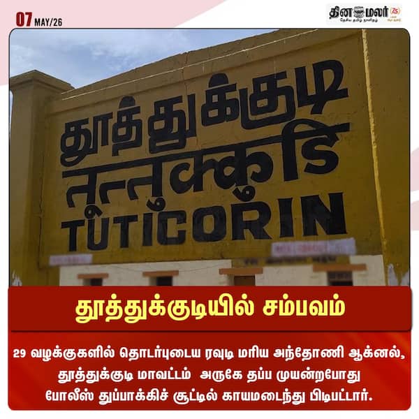 தூத்துக்குடியில் சம்பவம் 