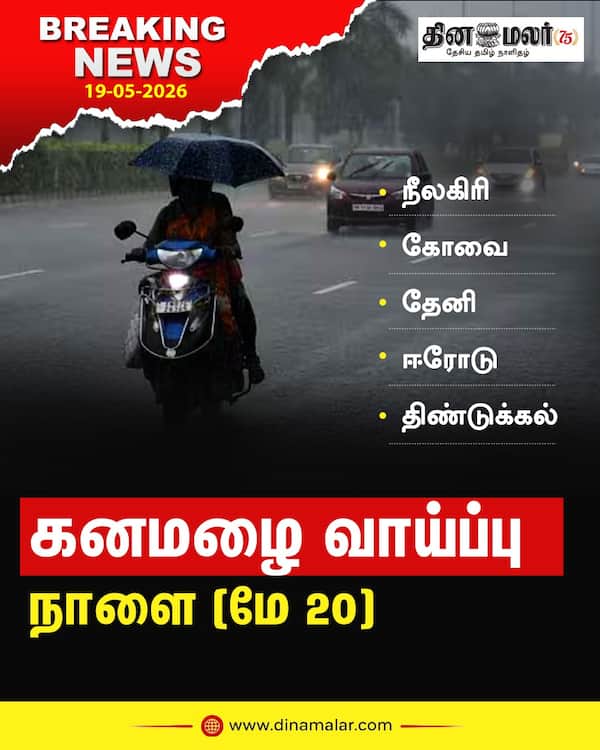 கனமழைக்கு வாய்ப்பு 