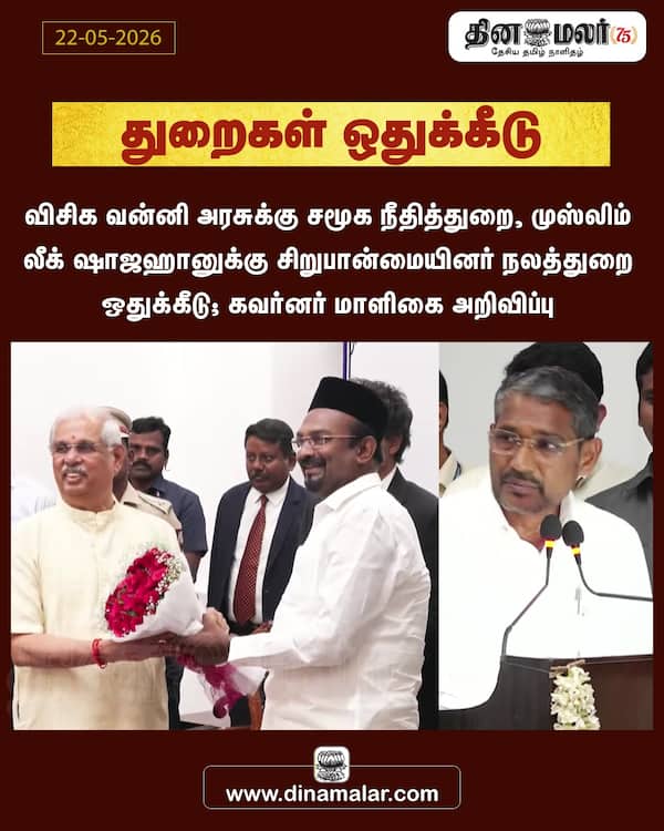 துறைகள் ஒதுக்கீடு 