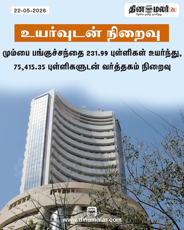உயர்வுடன் நிறைவு 