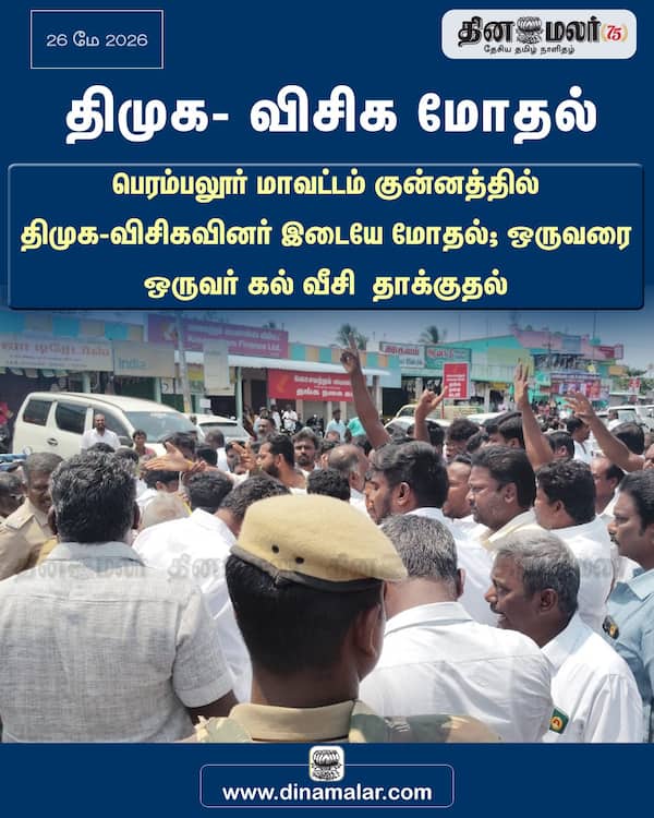 திமுக- விசிக மோதல் 