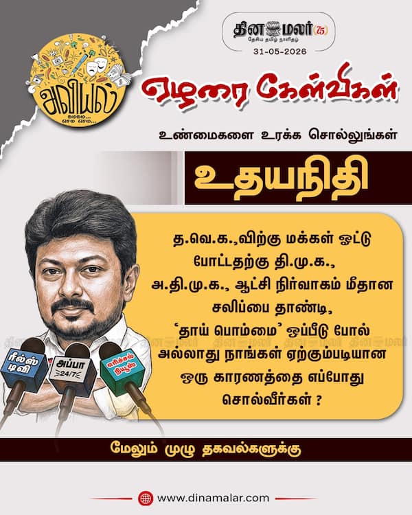 உண்மைகளை உரக்க சொல்லுங்கள் உதயநிதி 