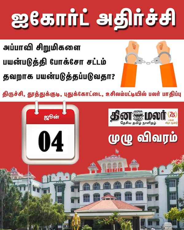 ஐகோர்ட் அதிர்ச்சி 