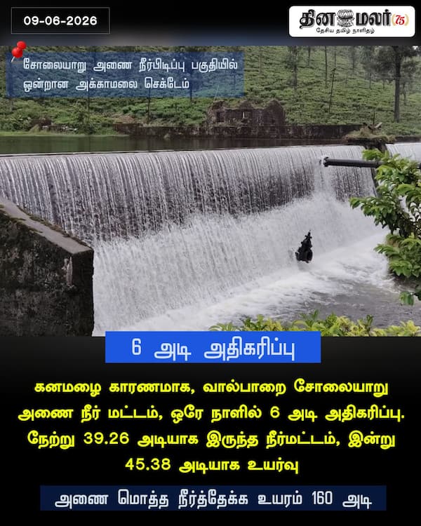 6 அடி அதிகரிப்பு 