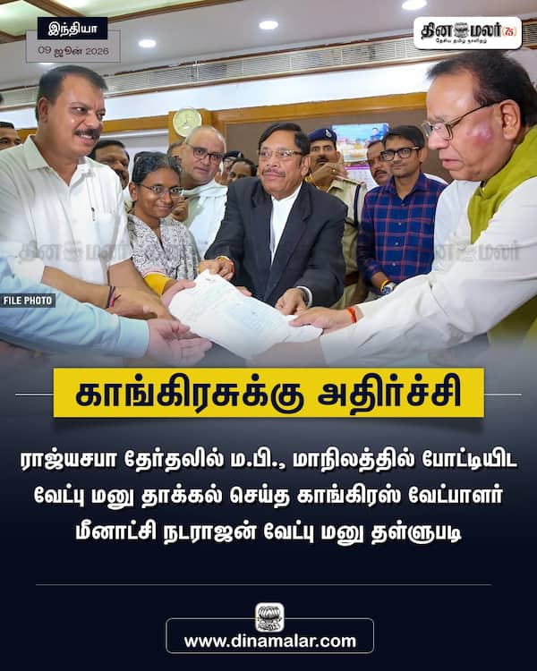 காங்கிரசுக்கு அதிர்ச்சி 