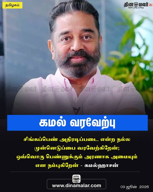 கமல் வரவேற்பு 