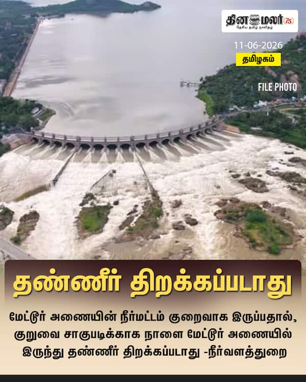 தண்ணீர் திறக்கப்படாது 