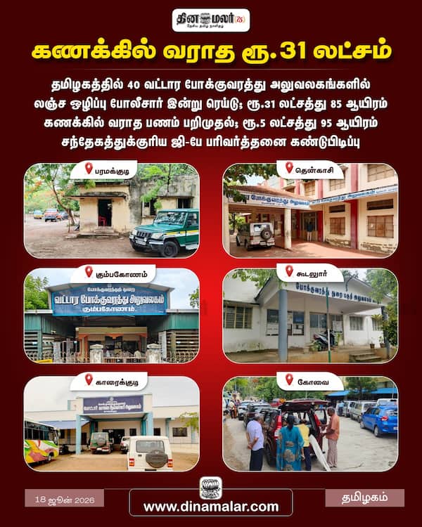 கணக்கில் வராத ரூ.31 லட்சம் 