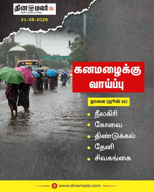 கனமழைக்கு வாய்ப்பு 