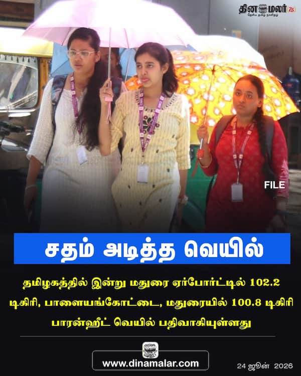சதம் அடித்த வெயில் 
