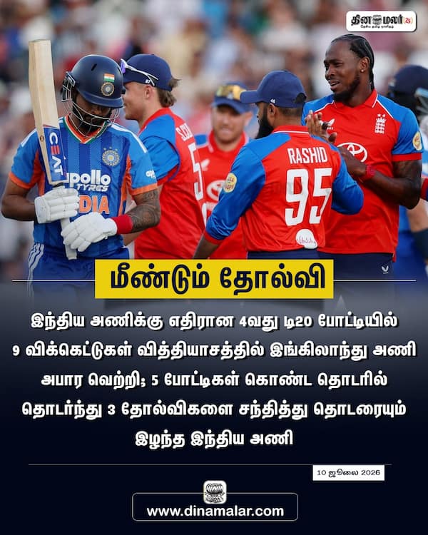 மீண்டும் தோல்வி 