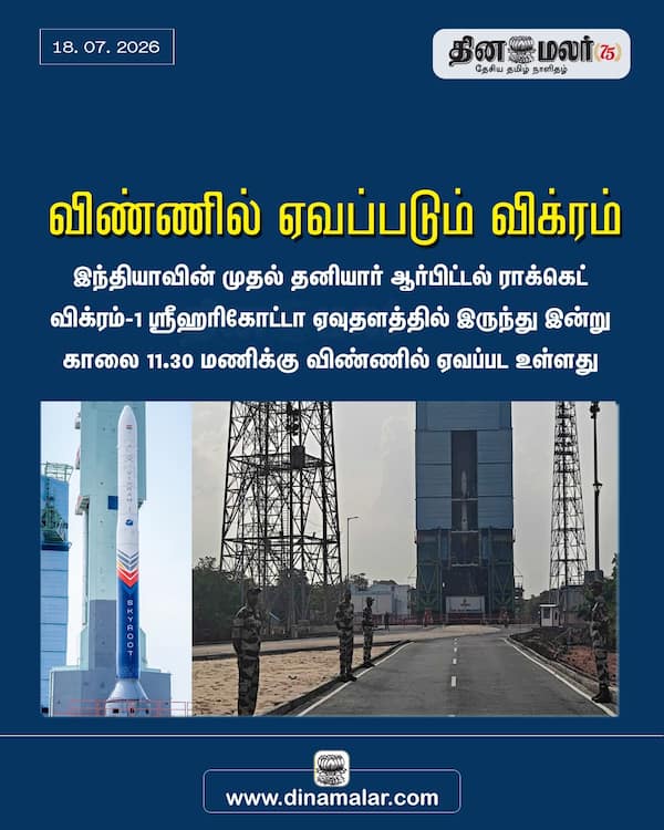 விண்ணில் ஏவப்படும் விக்ரம் 