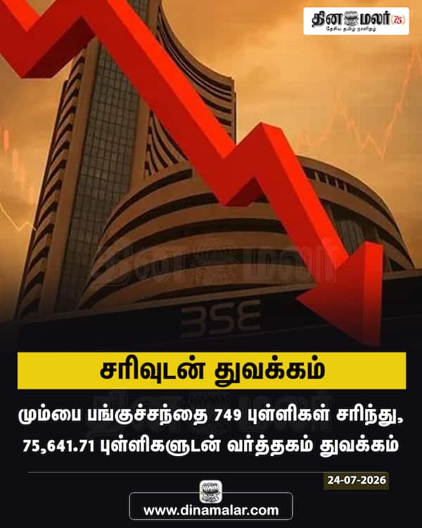 சரிவுடன் துவக்கம் 