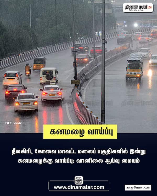கனமழை வாய்ப்பு 