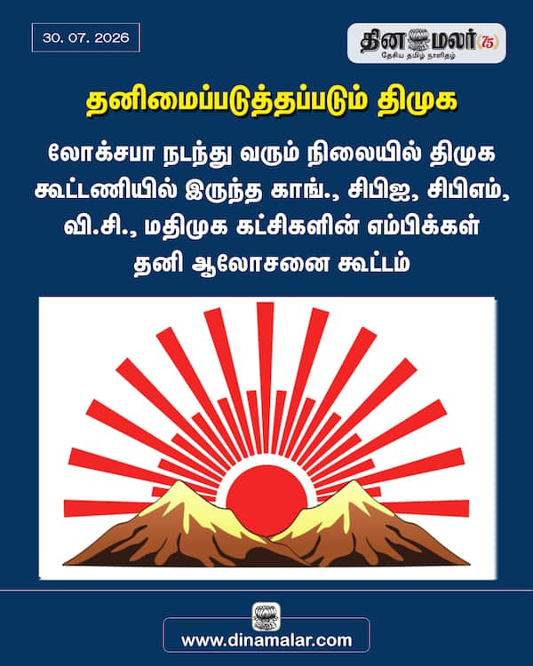 தனிமைப்படுத்தப்படும் திமுக 