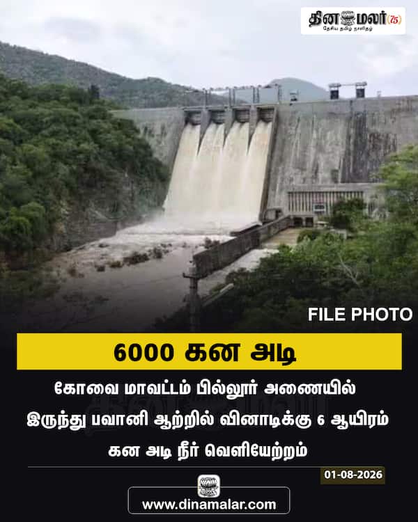 6000 கன அடி 