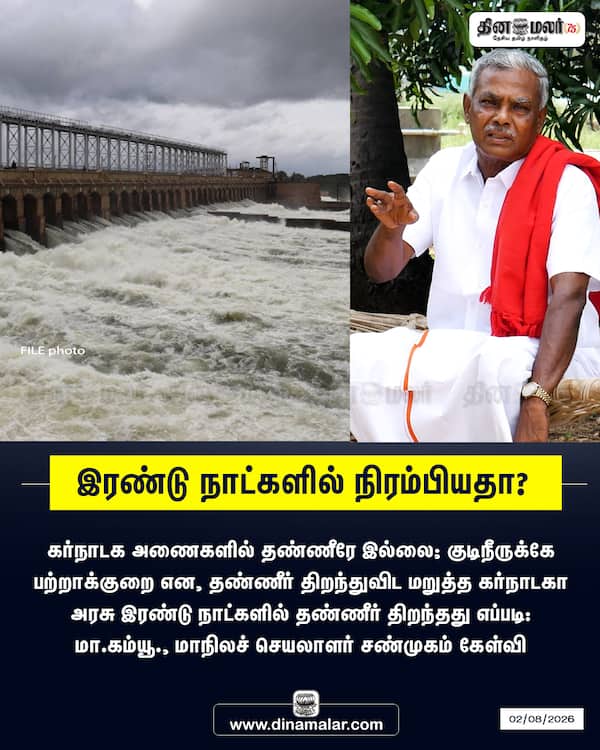 இரண்டு நாட்களில் நிரம்பியதா? 