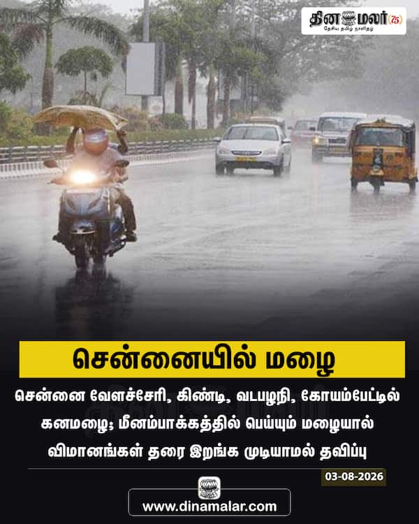 சென்னையில் மழை 