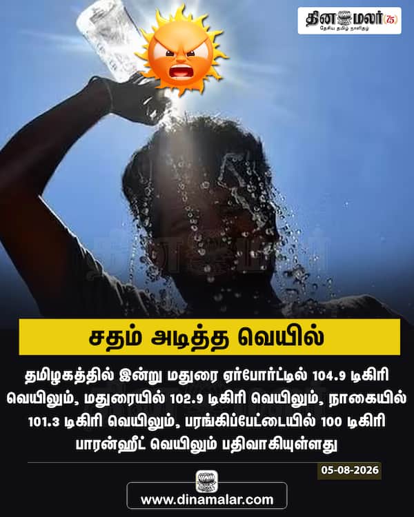சதம் அடித்த வெயில் 