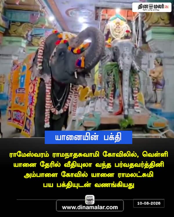யானையின் பக்தி 