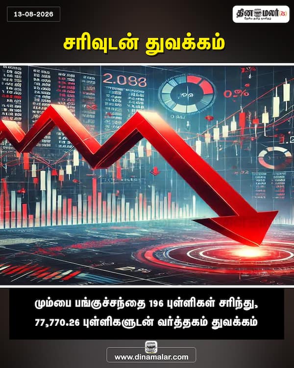 சரிவுடன் துவக்கம் 