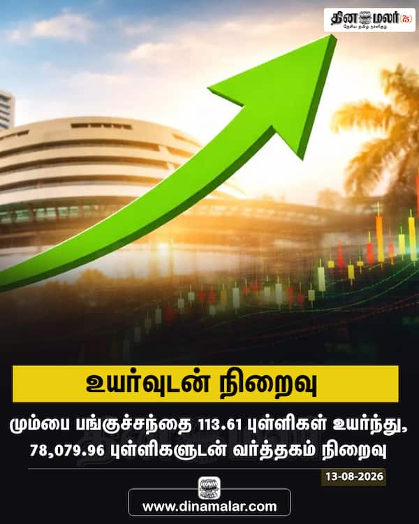 உயர்வுடன் நிறைவு 