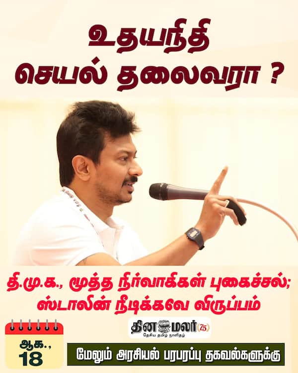 உதயநிதி செயல் தலைவரா ? 