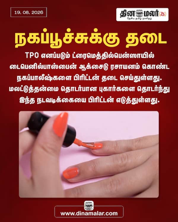 நகப்பூச்சுக்கு தடை 