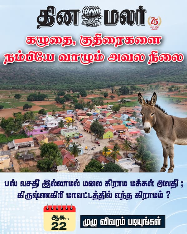 கழுதை குதிரைகளை நம்பியே வாழும் அவல நிலை 