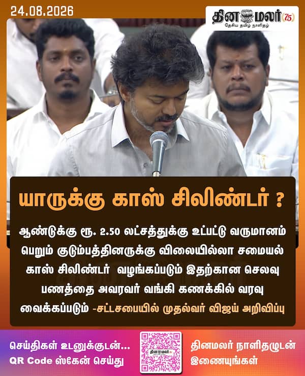 யாருக்கு காஸ் சிலிண்டர் ?