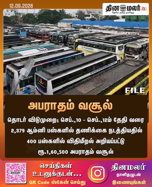 அபராதம் வசூல் 
