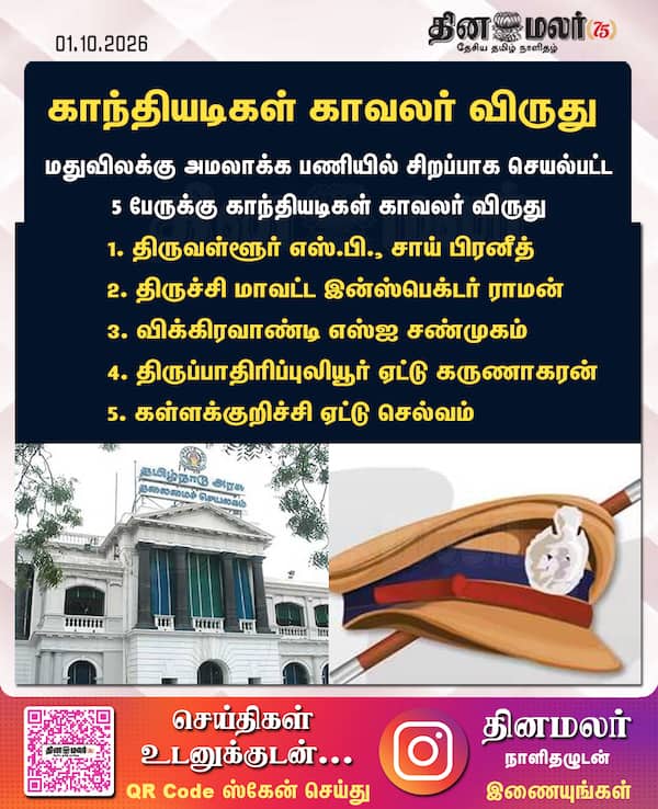 காந்தியடிகள் காவலர் விருது 