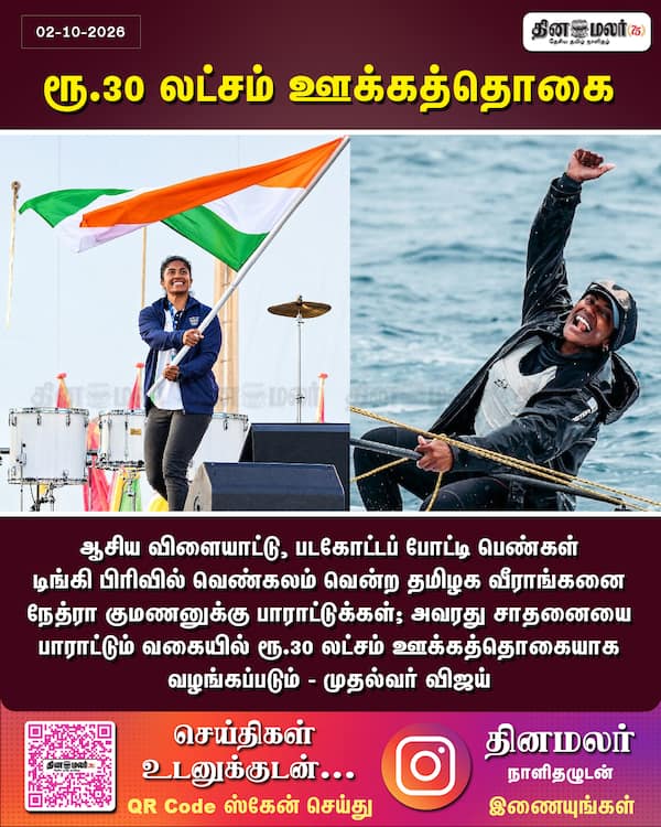 ரூ.30 லட்சம் ஊக்கத்தொகை 